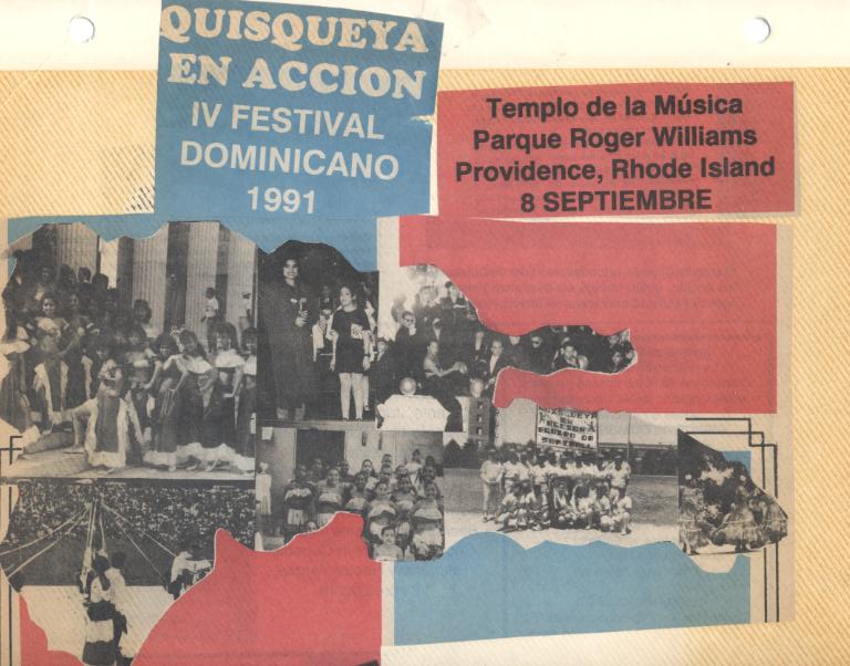 Fourth Annual Dominican Festival Flyer, September 8, 1991