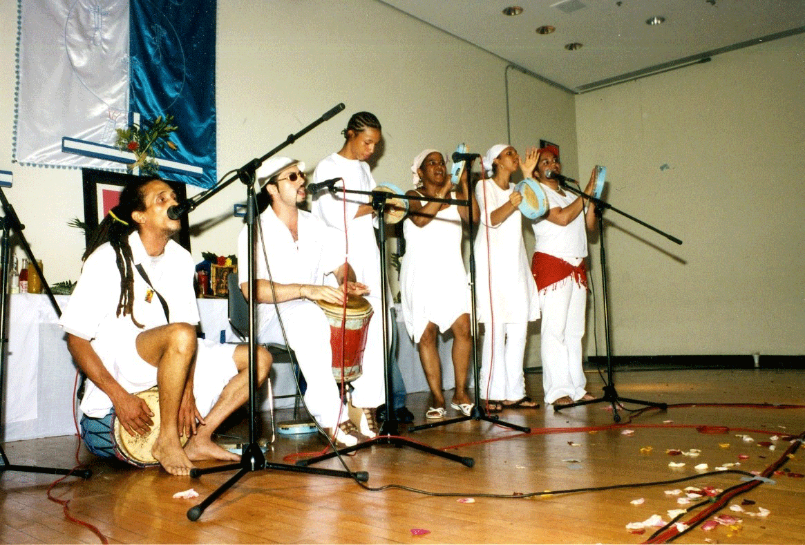 Boni Raposo y la 21 División performing during II Festival Afro-Caribeño Liborio  Mateo on July 19, 2004 at The City College of New York