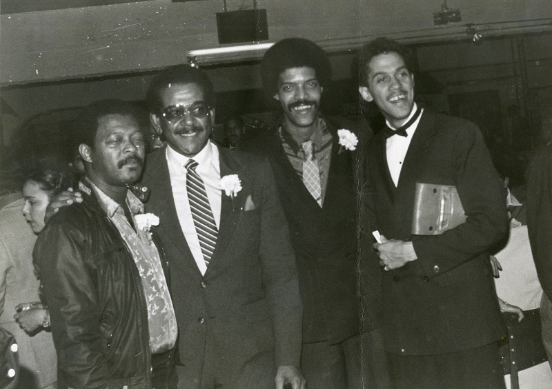 (from left) Santiago Cerón, Ramón Aníbal Ramos, Raulin Rosendo, and Nelson Cordero, ca. 1980s