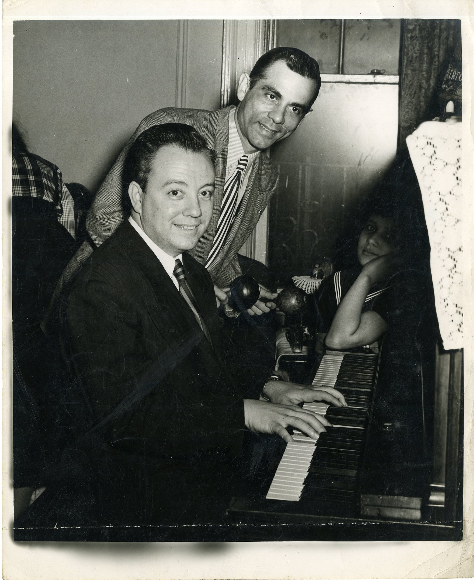 Simó Damirón and Negrito Chapuseaux, ca. 1952
