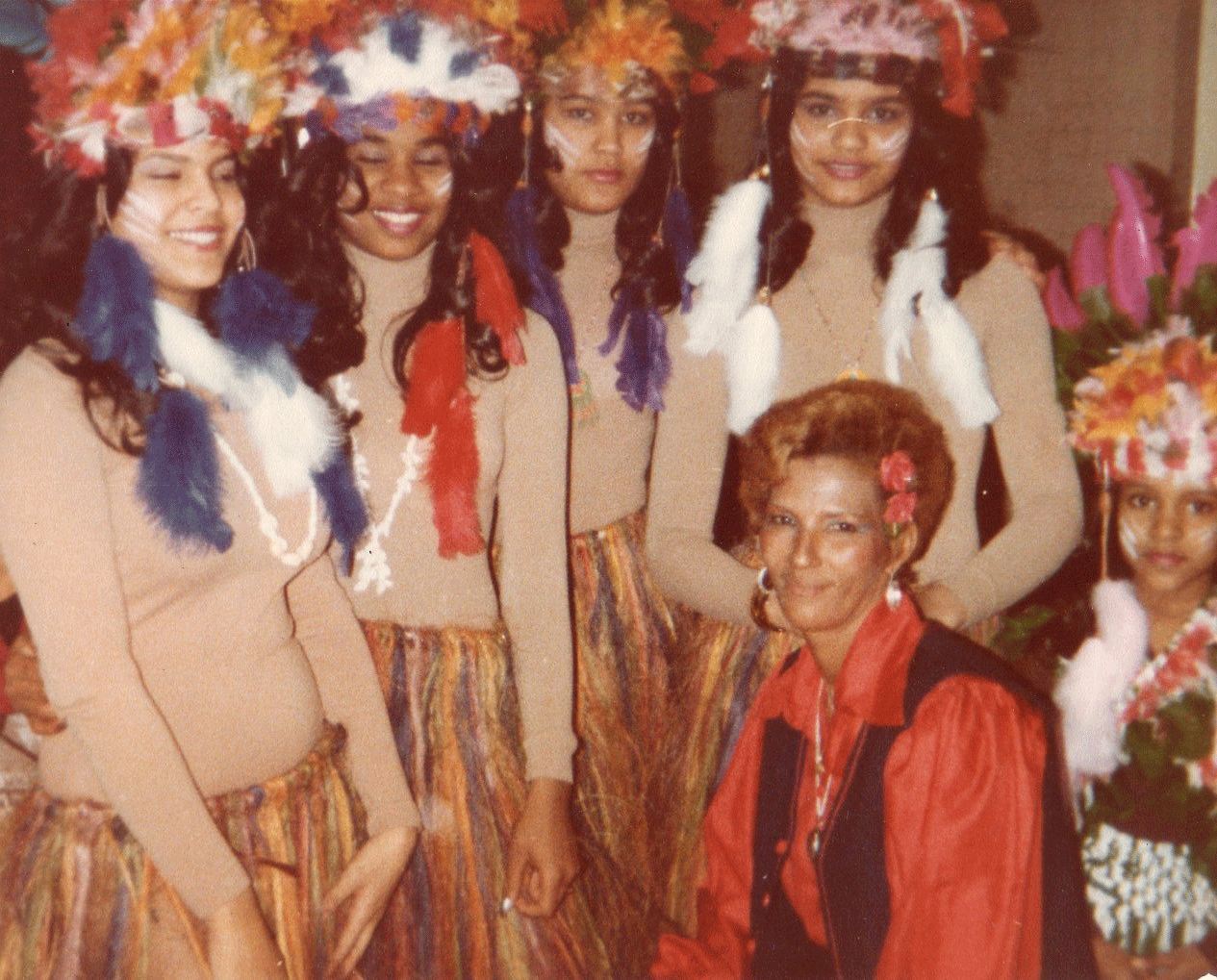 Fefita La Grande participating at a Centro Cívico y Cultural Dominicano event, ca. 1980s