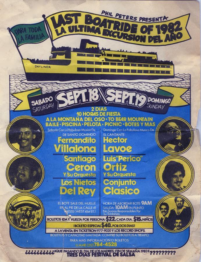 Boat Ride concert, Flyer, September 18-19, 1982