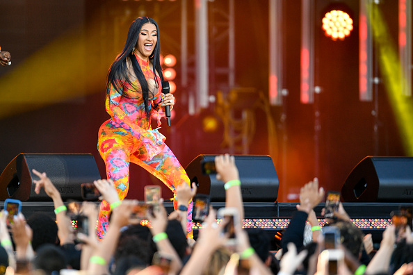 Cardi B performing on July 17, 2019 in Los Angeles, California