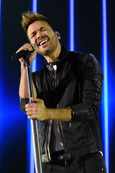 Prince Royce performs onstage at One Voice: Somos Live! A Concert For Disaster Relief at Marlins Park on October 14, 2017 in Miami, Florida