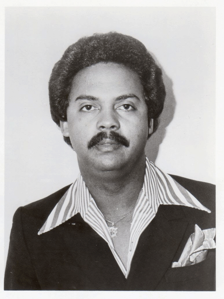 José A. Tejeda, Dominican journalist and music promoter, ca.1970s