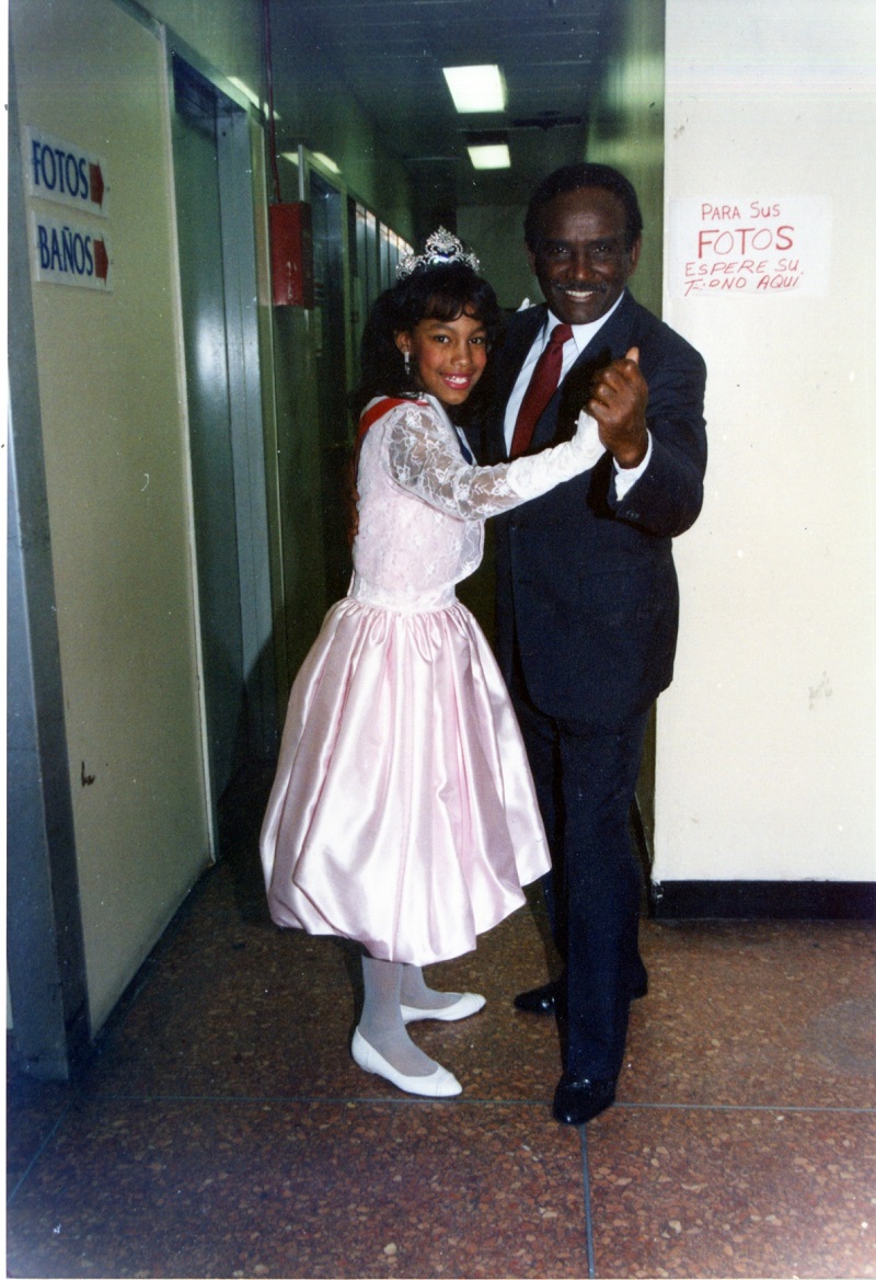 Joseíto Mateo with Ballet Quisqueya Dancer, ca. 1990s