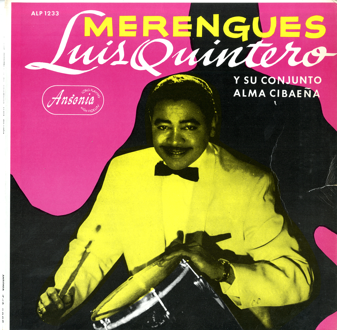 Luis Quintero y su Conjunto Alma Cibaeña LP, 1958