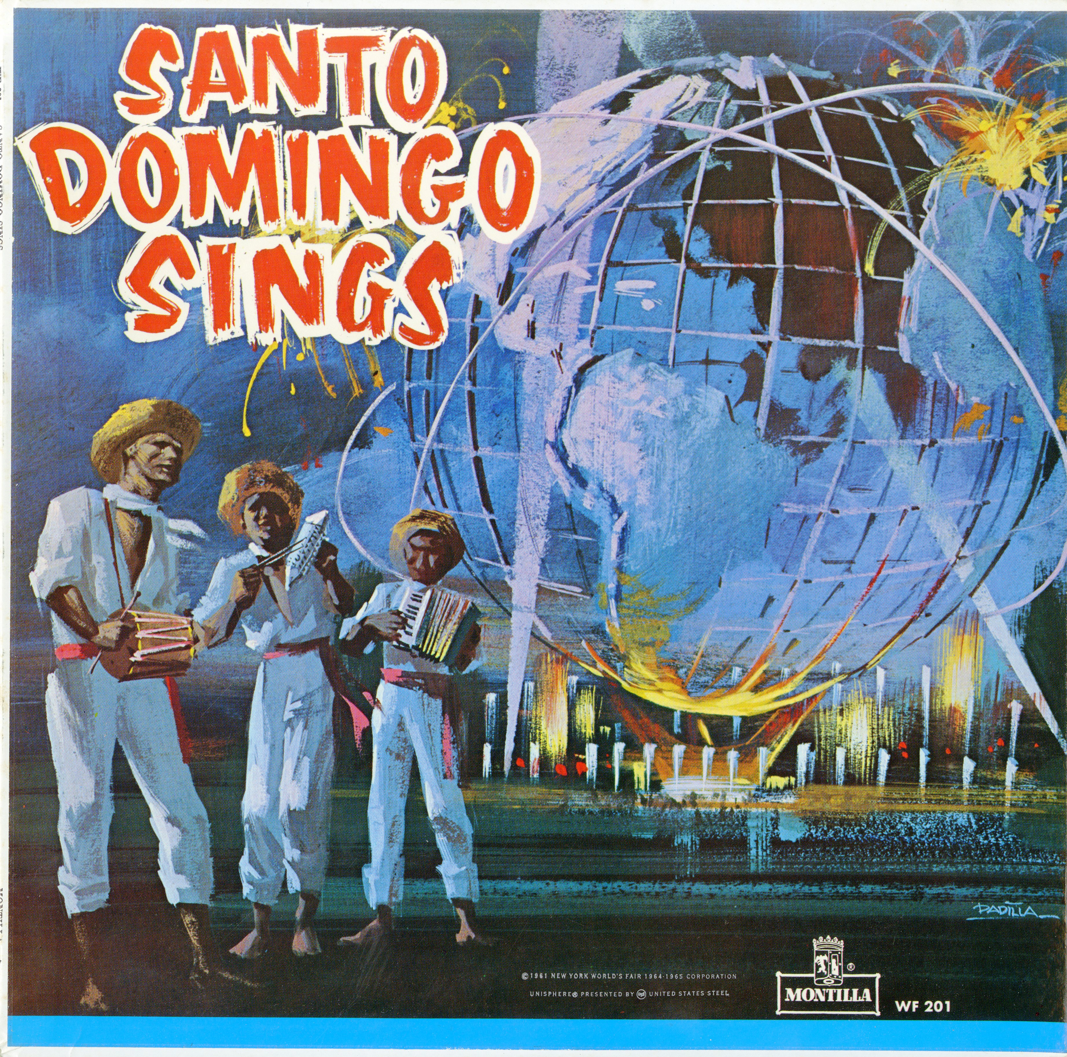 Santo Domingo Sings-Dominican Pavilion New York Worlds Fair 1964-65, LP Album Cover, 1964