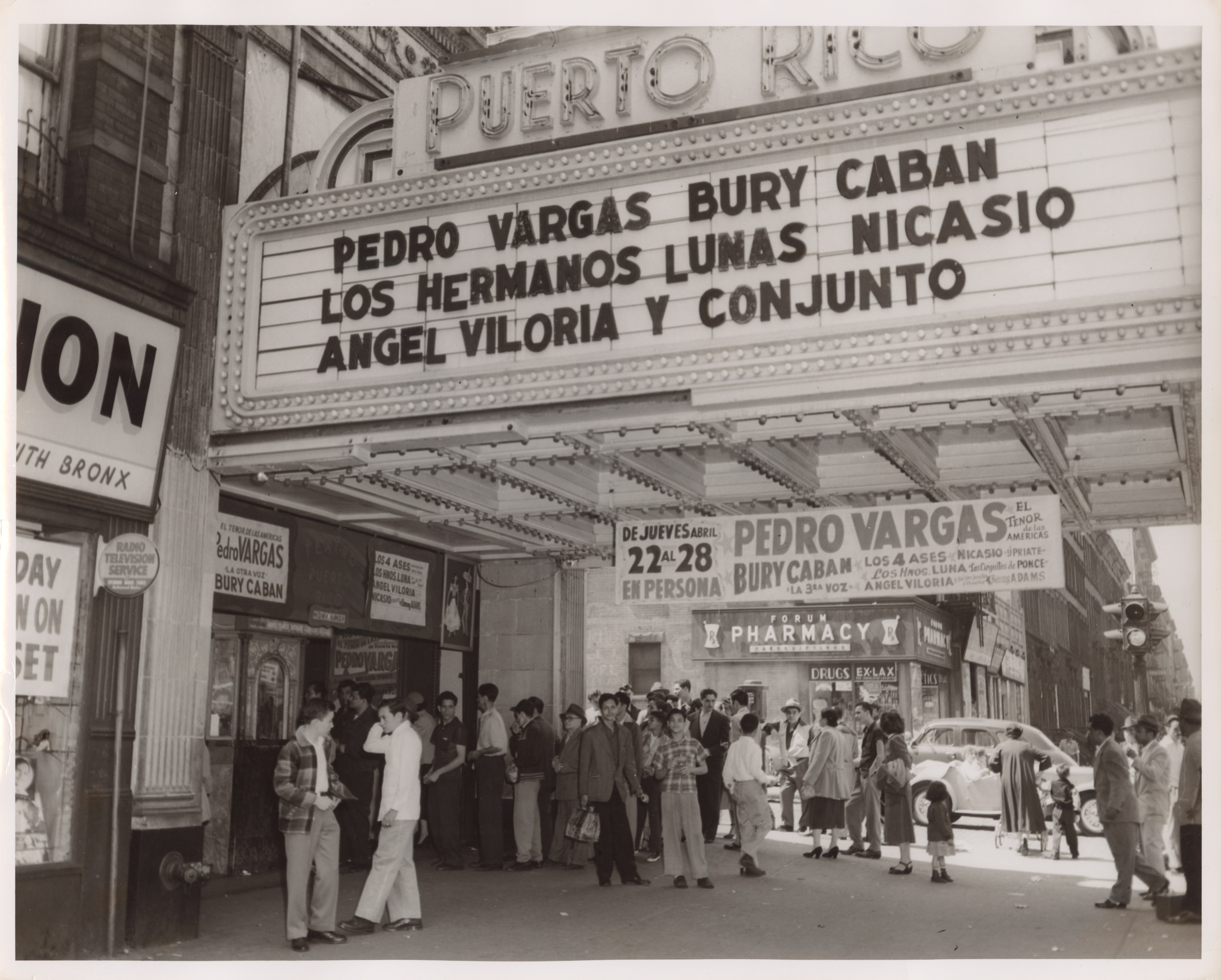 The Puerto Rico Theater, 1954
