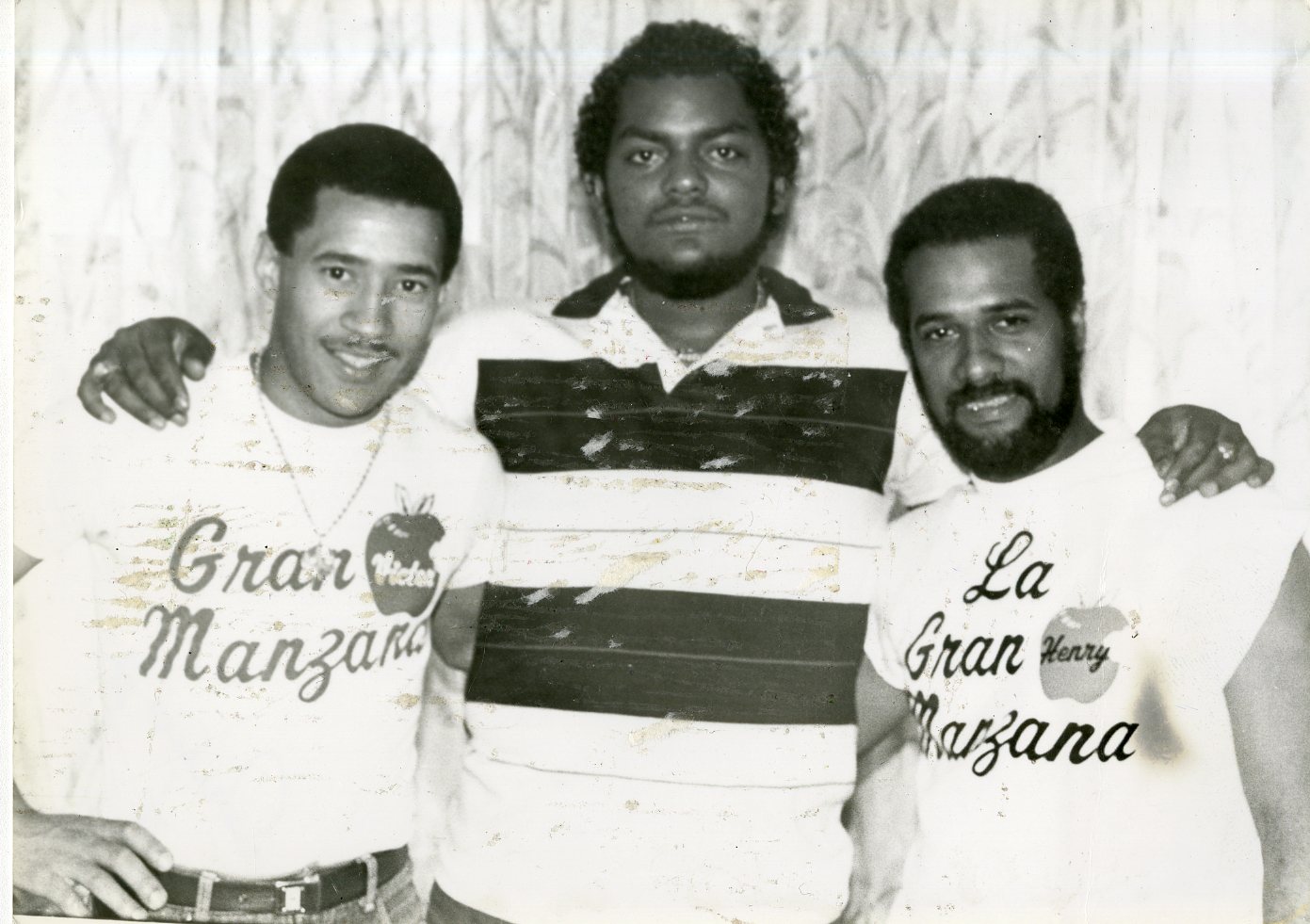 Victor Roque (left) and Henry Hierro (right) of La Gran Manzana, ca. 1980s