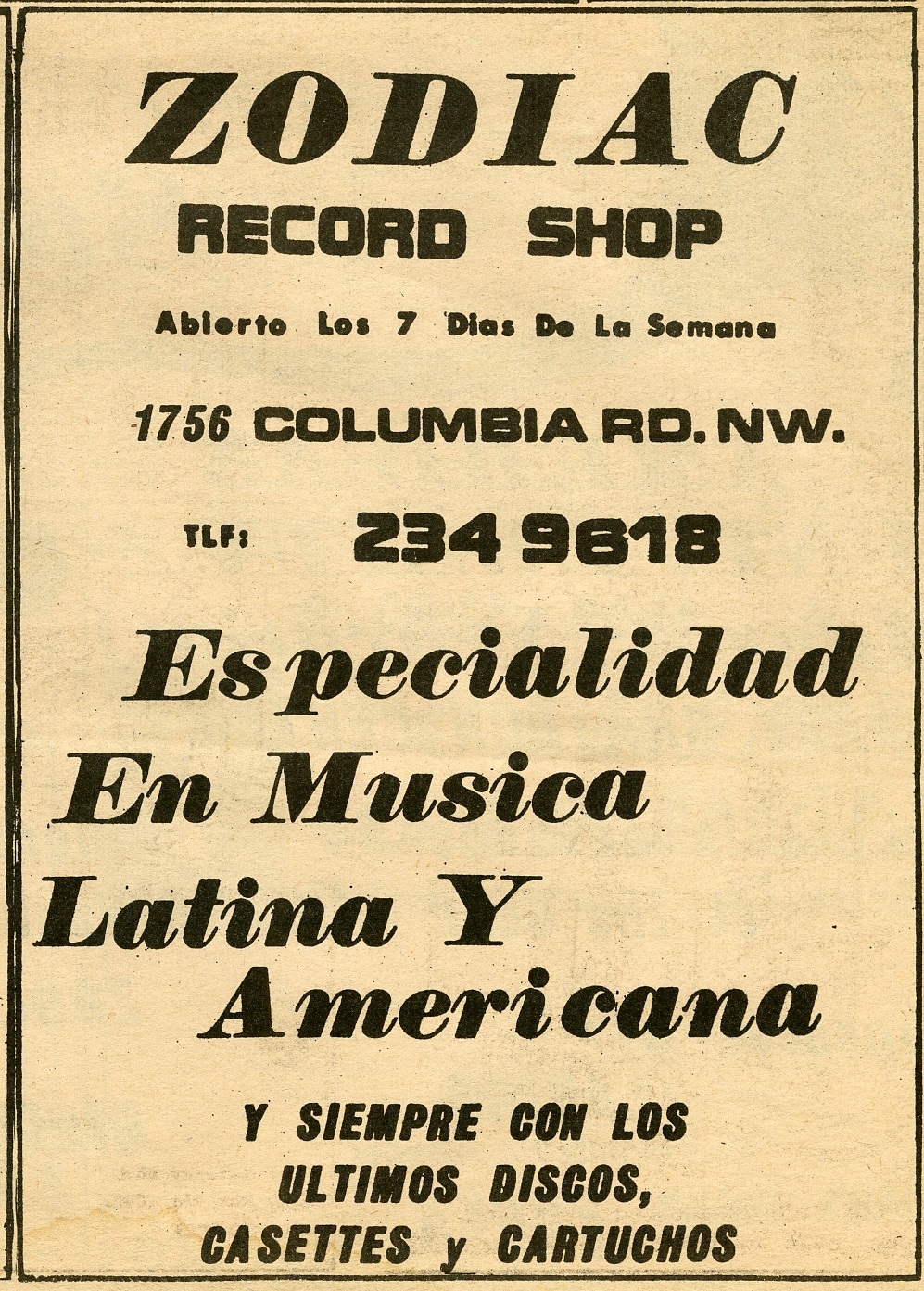 Zodiac Record Shop