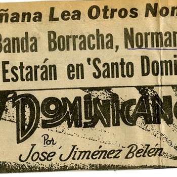 Santo Domingo Canta y Baila Advertisement, October 13, 1967