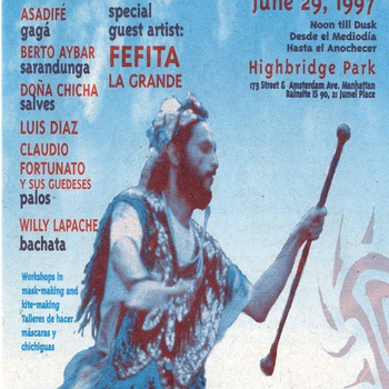 Quisqueya en el Hudson Event Flyer, June 29, 1997