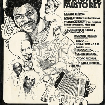El Show de Fausto Rey Event Flyer, December 1, 1973