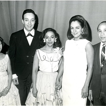 Normandía Maldonado (center), José Lacay (left), and Luis Kalaff (right), circa 1968