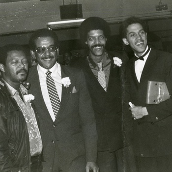 (from left) Santiago Cerón, Ramón Aníbal Ramos, Raulin Rosendo, and Nelson Cordero, ca. 1980s