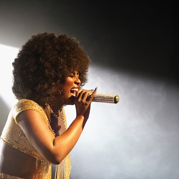 Amara La Negra performs onstage at Meow Wolf during SXSW at Empire Garage on March 12, 2018 in Austin, Texas