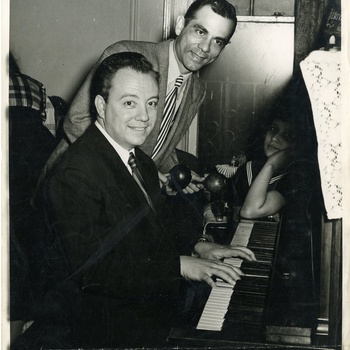 Simó Damirón and Negrito Chapuseaux, ca. 1952