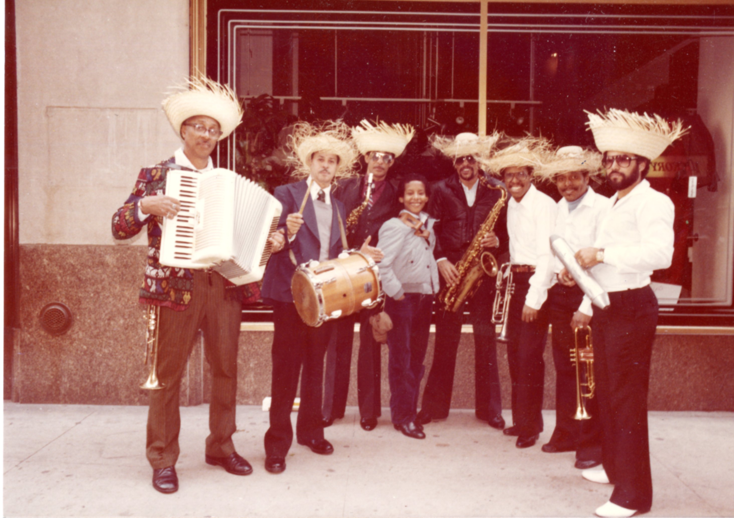 José Nuñez y sus Merengueros at the Hispanic Day Parade ca. 1970s